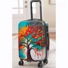 Tree of Life Luggage Set - Hardsided Carry-On with 2 Toiletry Bags