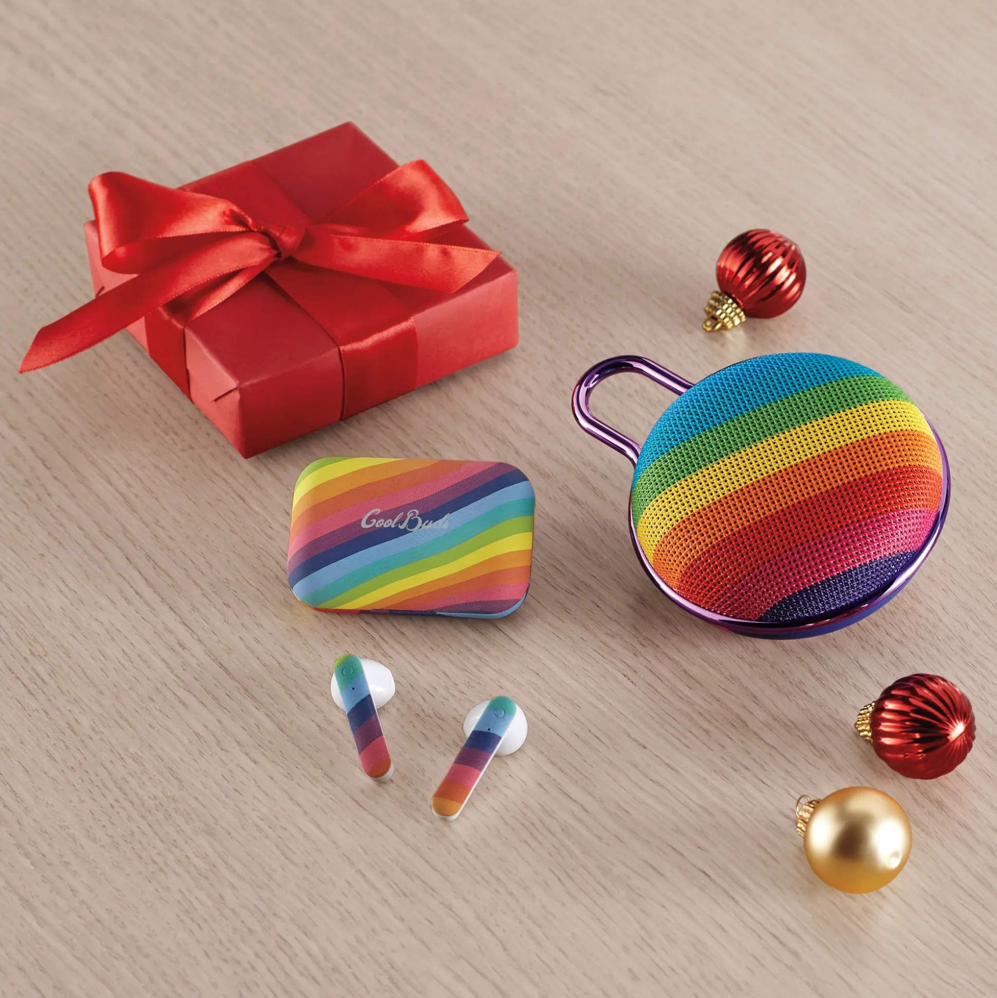 True Wireless Speaker & Earbuds with Charging Case