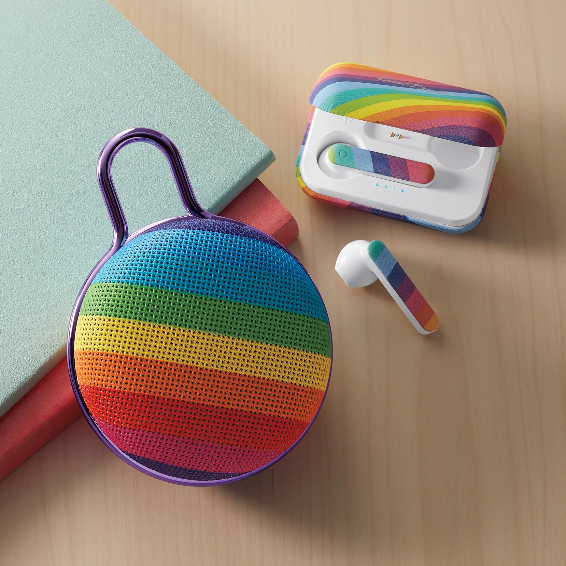 True Wireless Speaker & Earbuds with Charging Case