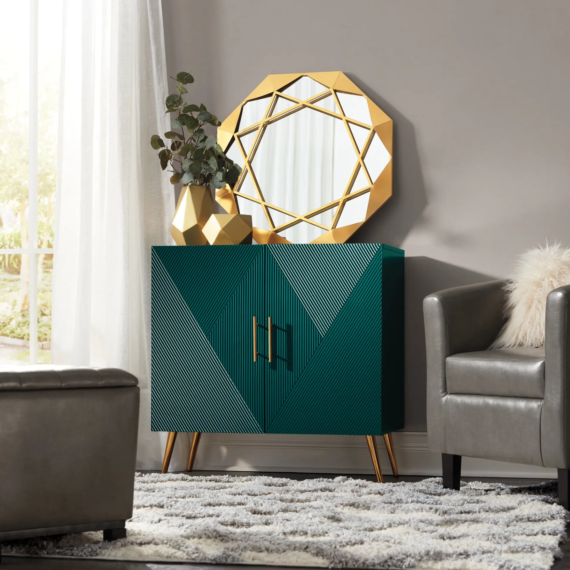Trystan Green Cabinet