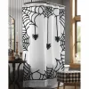 Tufted Chenille Halloween Shower Curtain