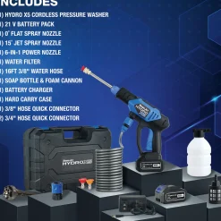 Turbo Jet Hydro X5 Cordless Pressure Washer