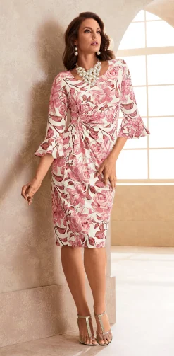 Veree Flutter-Sleeve Dress
