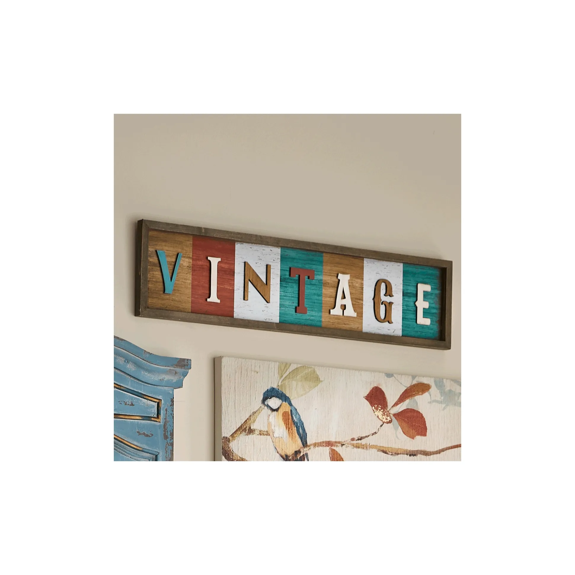 Vintage Multi-Font Sign