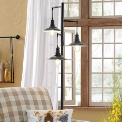 Vintage Street Lamp-Style Floor Light