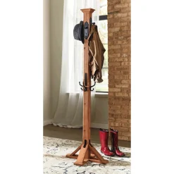 Vintage-Style Doorknob Coat Rack