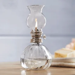 Vintage-Style Oil Lamp