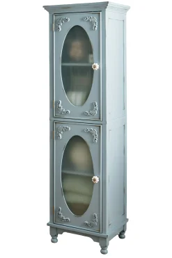 Vintage-Style Tesorino Tall Towel Cabinet