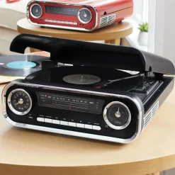 Vintage Turntable Speaker with Bluetooth