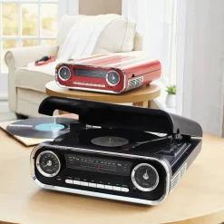 Vintage Turntable Speaker with Bluetooth