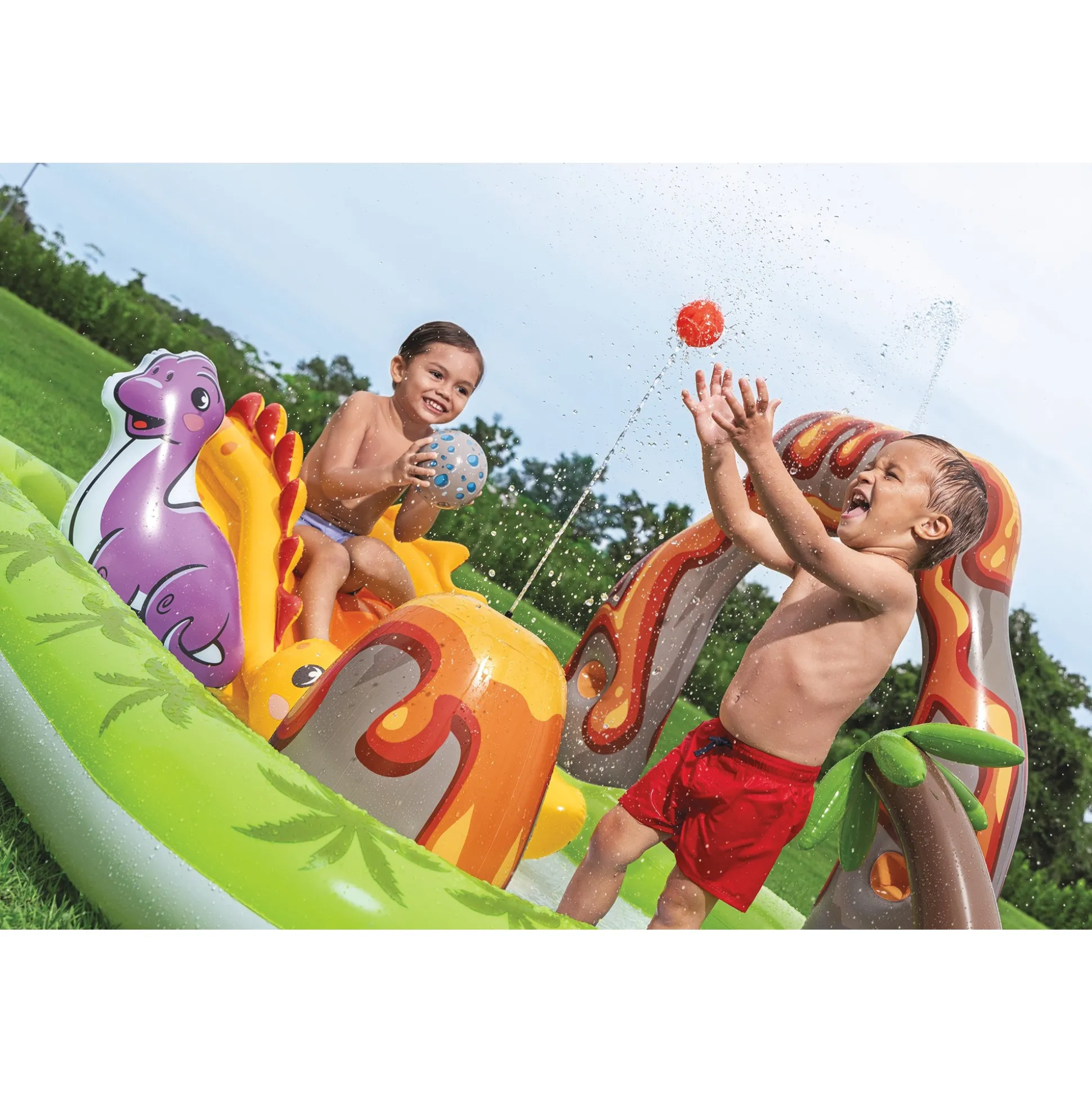 Volcano Springs Inflatable Play Center