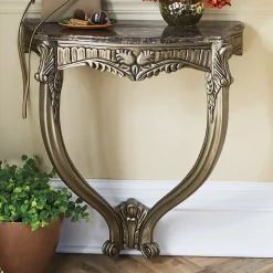 Wall-Leaning Console Table
