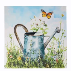 Watering Can Floral Wall Art