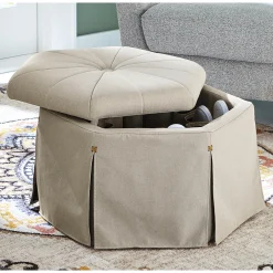 Waverly Shoe Storage Ottoman