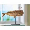 Weathered Whale Figurine