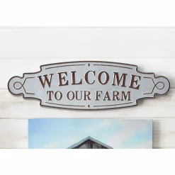 Welcome to Our Farm Plaque