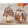 Welded-Metal Pumpkin or Gourd Luminary
