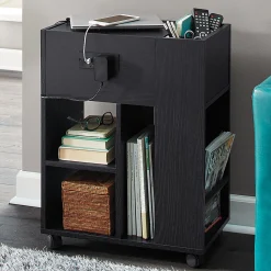 Wheeled End Table
