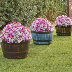 Whisky Barrel Planter