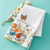 Wildflower Embroidered Kitchen Towel