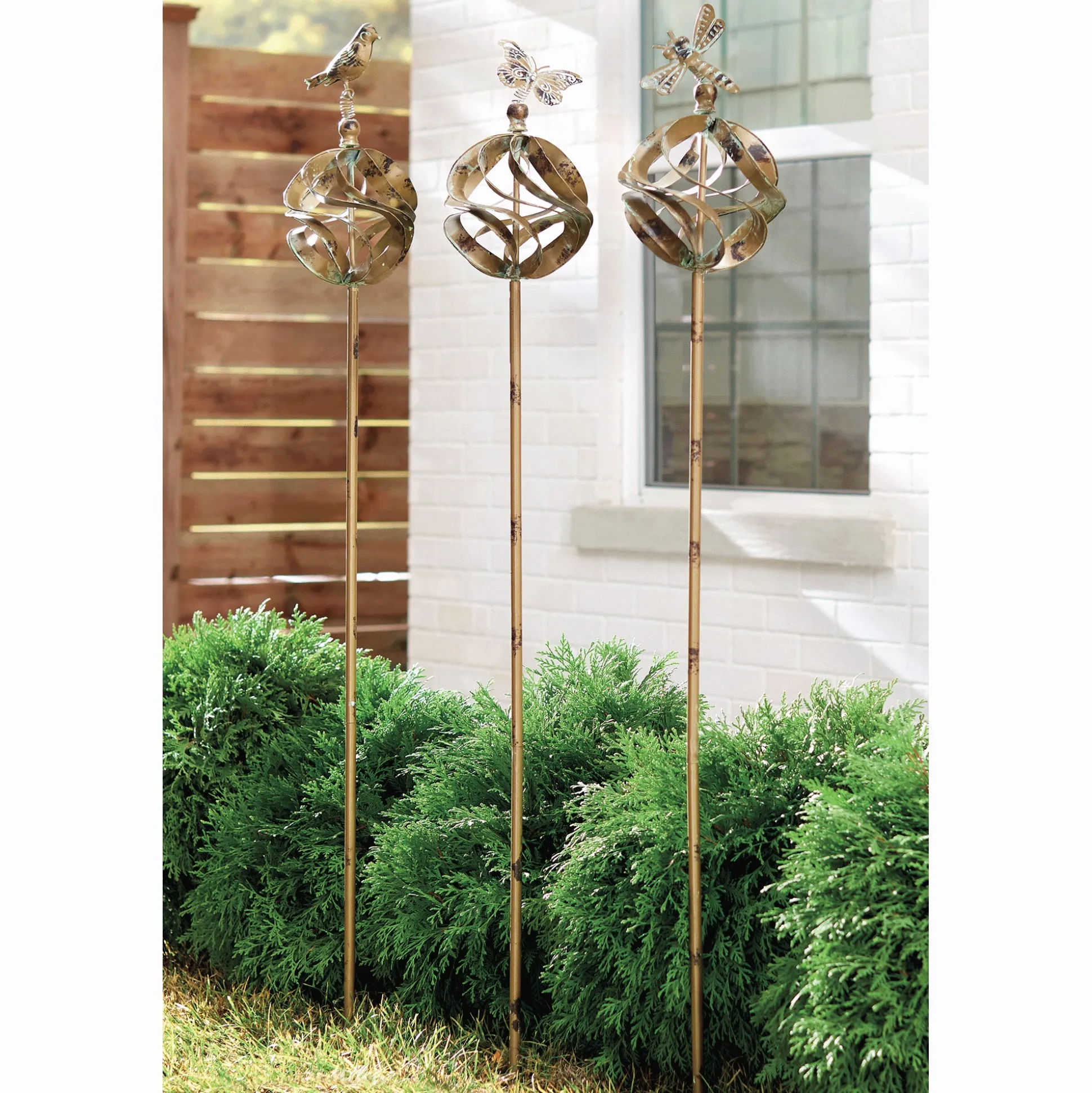 Winged Garden Stake