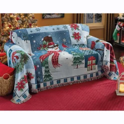 Winter Wonderland Tapestry Furniture Throw