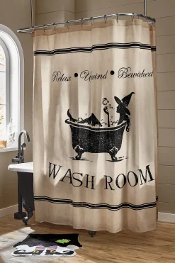 Witch Cotton Bath Mat - 24" x 24"