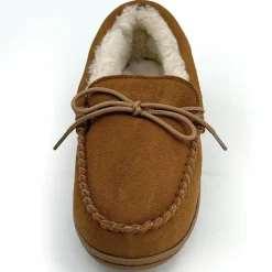 Women's Genuine Suede Moccasin with Faux-Fur Lining