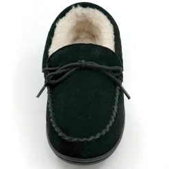 Women's Genuine Suede Moccasin with Faux-Fur Lining