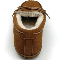 Women's Genuine Suede Moccasin with Faux-Fur Lining