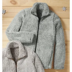 Women's Sherpa Fleece Zip-Up Sherpa Jacket