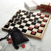 Wooden Checkers Set