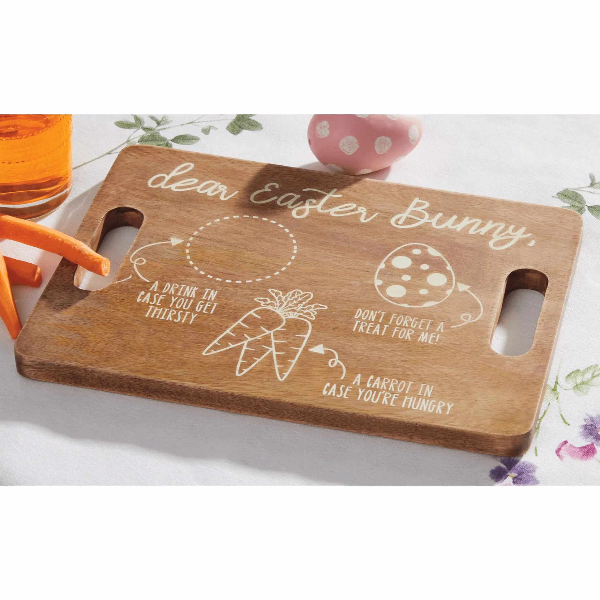 Wooden Easter Treat Tray