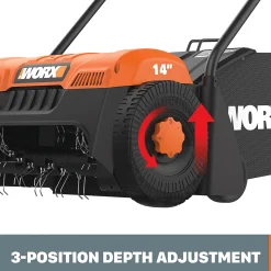 Worx 12-Amp 14-Inch Dethatcher