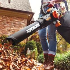 Worx Trivac 12-Amp Electric 3-in-1 Blower/Mulcher/Yard Vacuum with Leaf Collection System