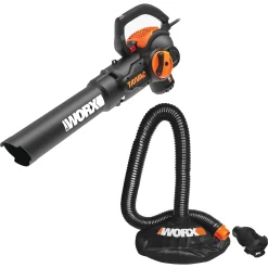 Worx Trivac 12-Amp Electric 3-in-1 Blower/Mulcher/Yard Vacuum with Leaf Collection System