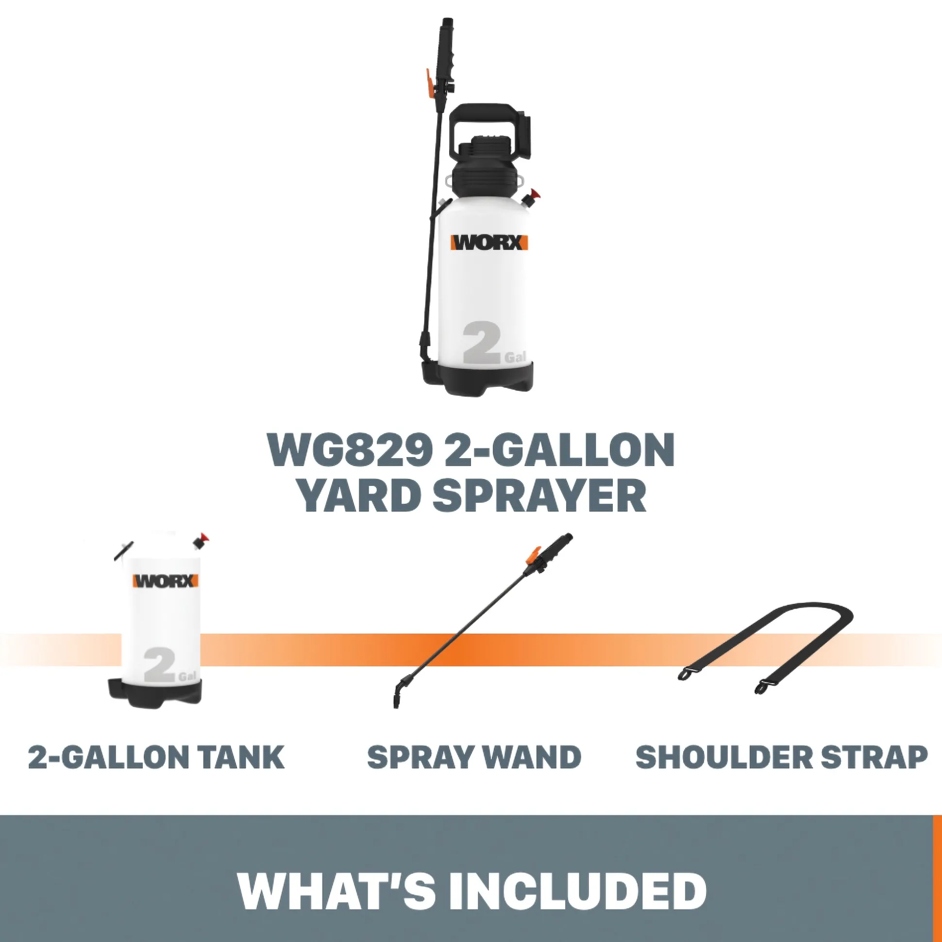 Worx 20V Cordless Lawn Sprayer (Tool Only)