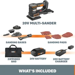 Worx 20V 5-in-1 Multi-Sander