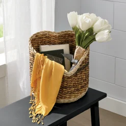 Woven Heart Basket