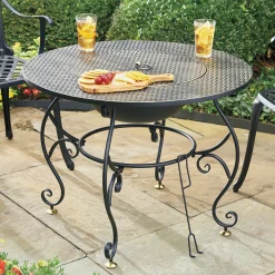 30" Wrought Iron Fire Pit Table
